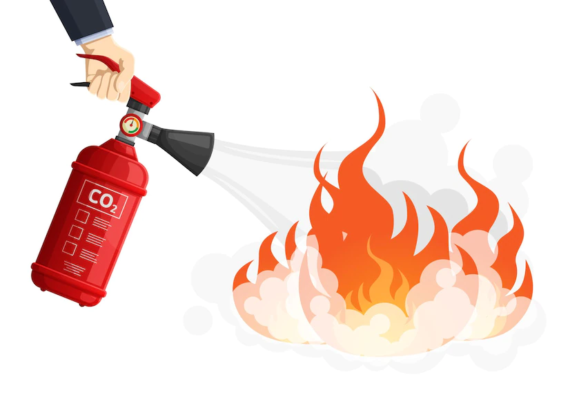 extinguishes-fire-red-fire-extinguisher-flame-protection-flame-protection-flame-fighting-concept-vector-illustration-extinguish-fire-process_229548-2288